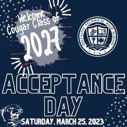 Class of 2027 new student acceptance day